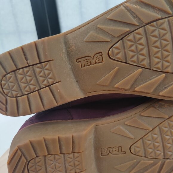 Teva De La Vina Dos Alpine Low Boot Burgundy Waterproof Women US 9.5 - Picture 15 of 16